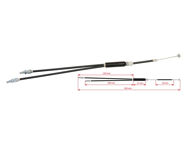 BMX stabdžių trosas 420mm