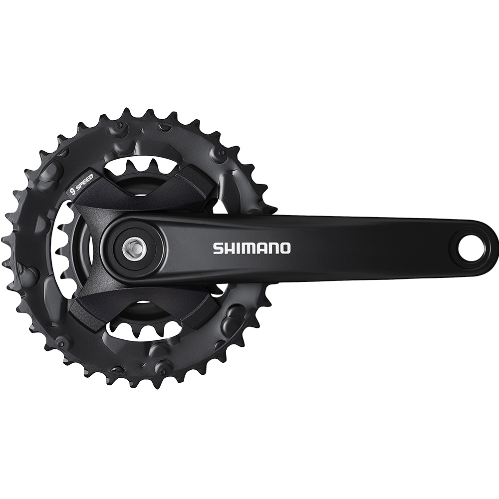 Priekinis žvaigždžių blokas Shimano Altus FC-MT101-B2 2x9pav, 36x22T 175 mm (juodas)